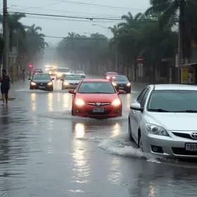 chuva em Barretos