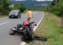 motociclista ferido