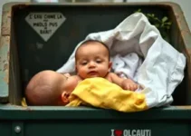 bebê encontrada em lixeira