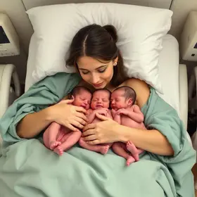 duas mães de Franca SP esperam nascimento de trigêmeos