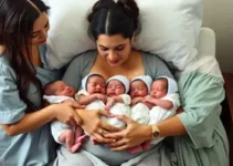 mãe de quatro filhos aguarda nascimento de trigêmeos