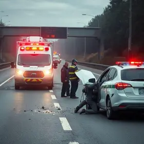 acidente na rodovia Ronan Rocha