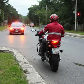 motociclista atropelado em Franca