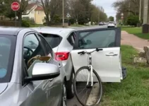 motorista abre porta de carro e atinge ciclista em Franca, SP