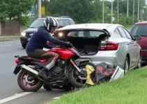 manobra irregular de carro