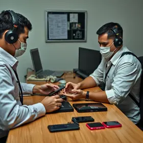 esquema de celulares roubados