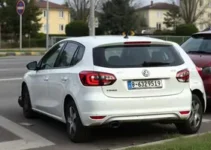 Motorista bate em carro estacionado em Franca, SP