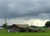 temporal no interior de SP