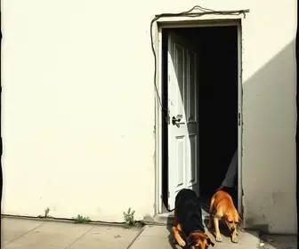 cães deixados em casa alugada em Franca